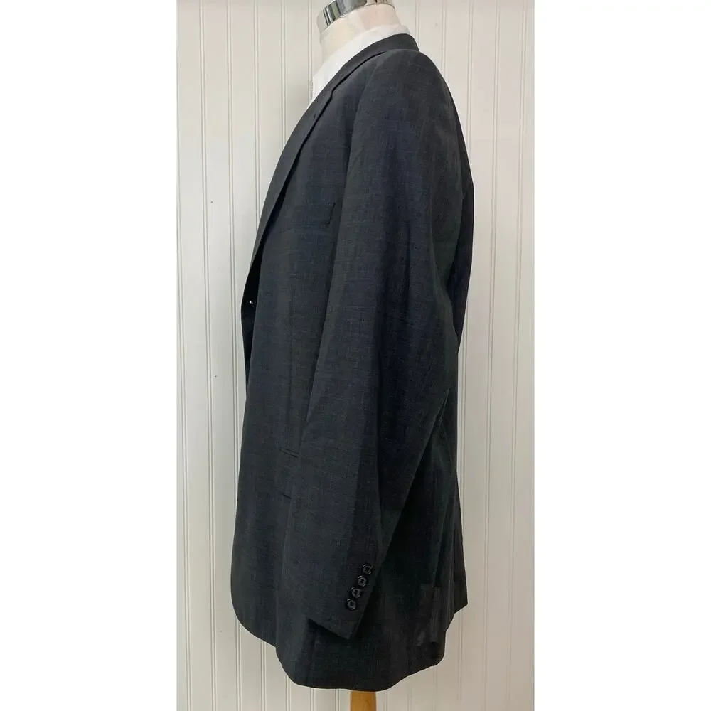 VTG Brooks Brothers Brookscool 2-piece 3-button wool pleated suit 50XL